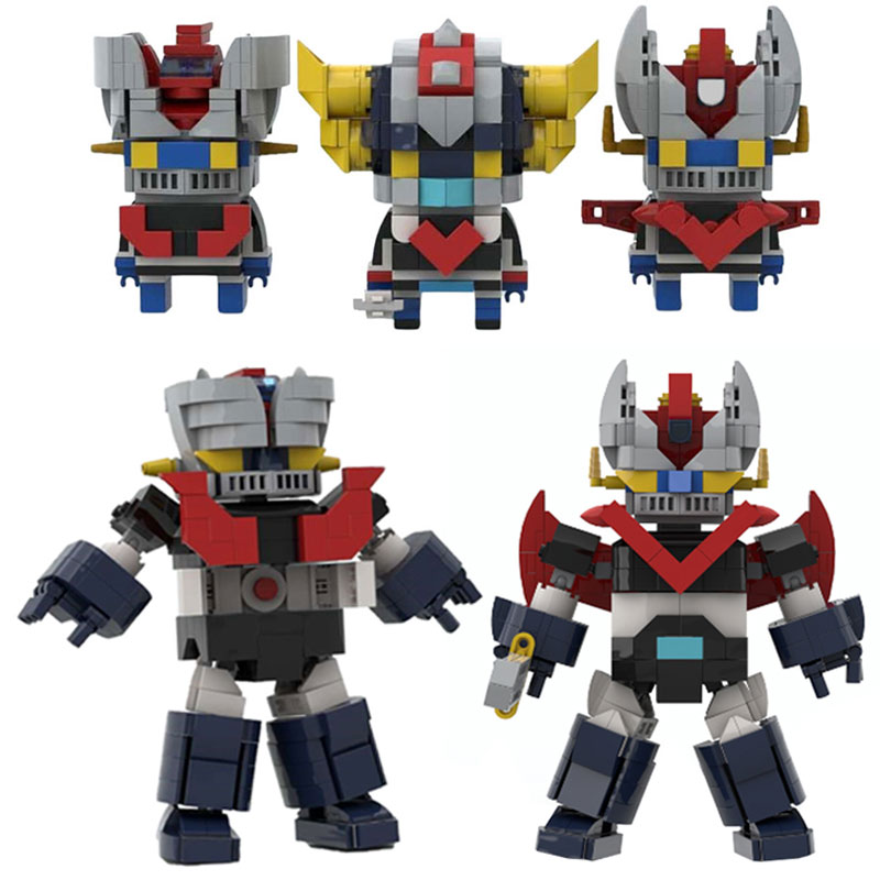 Model Kit Voltron - Moc Anime Figures Mazingered Z Goldoraked