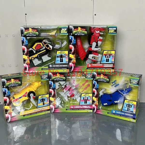 Model Kit Megazord - Genuine Playmates Mmpr Re-Ignition 5-In-1 Combinable