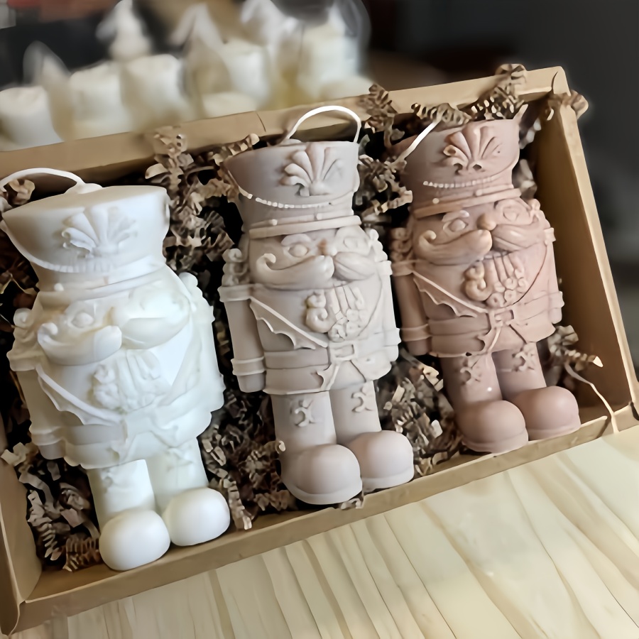 Model Kit Cement - DIY 3D Nutcracker Ornament Silicone Mold,