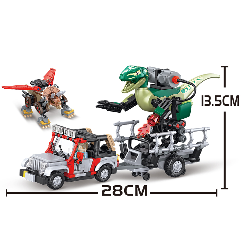 490PCS MOC Jurassic Dinosaur W - Model Kit Jurassic Park recension och pris