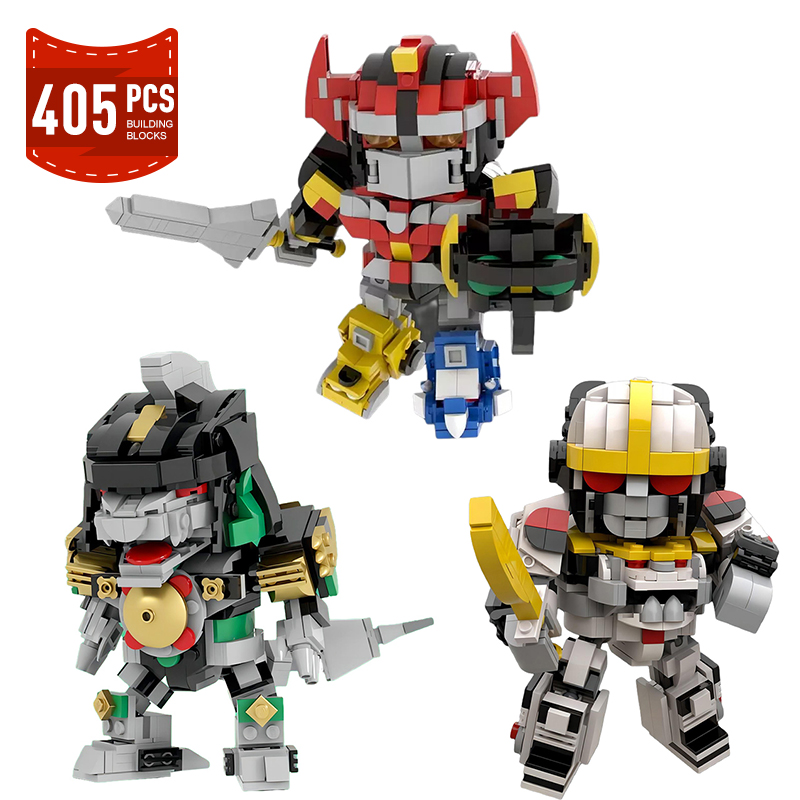 MOC Mighty Morphined Power-Ran - Model Kit Voltron recension och pris