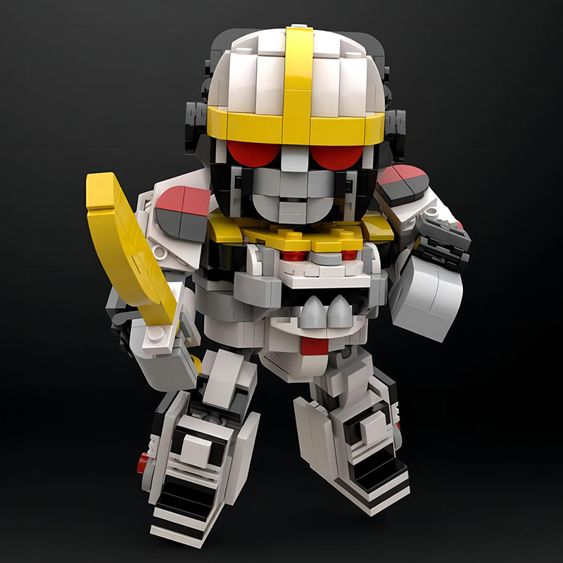 MOC Mighty Morphined Power-Ran - Model Kit Voltron recension och pris