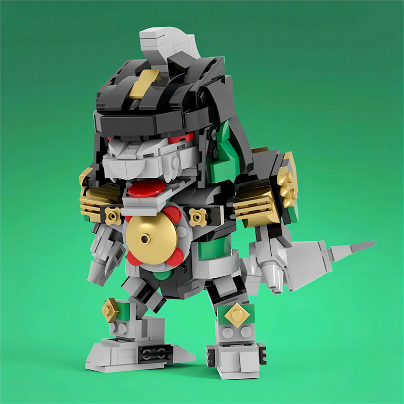 MOC Mighty Morphined Power-Ran - Model Kit Voltron recension och pris