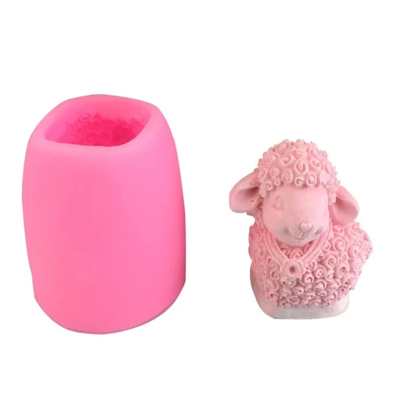 3D Sheep Silicone Candle Mold  - Model Kit Cement recension och pris