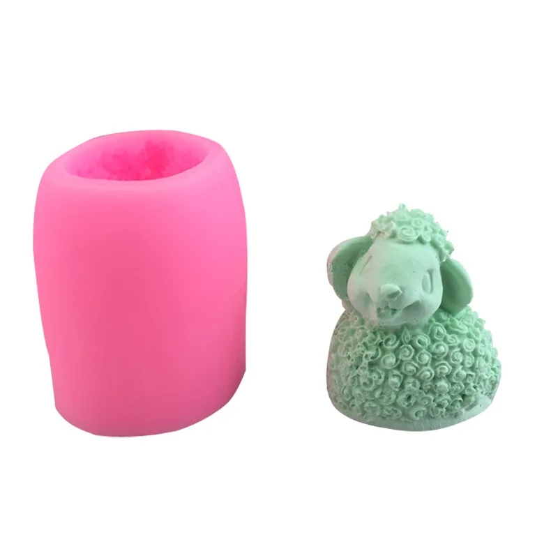 3D Sheep Silicone Candle Mold  - Model Kit Cement recension och pris