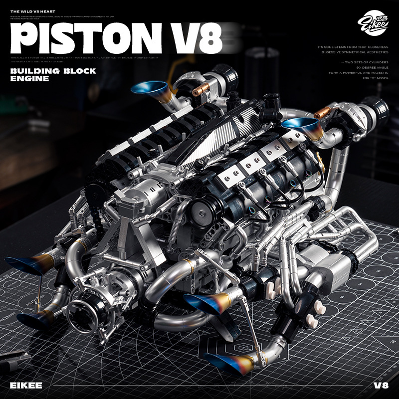 Technical Supercar V8 Engine B - Model Kit V8 recension och pris