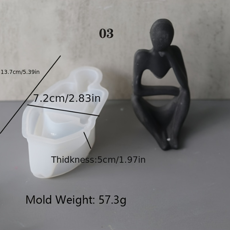 3pcs Silicone Mold Set for Hum - Model Kit Cement recension och pris