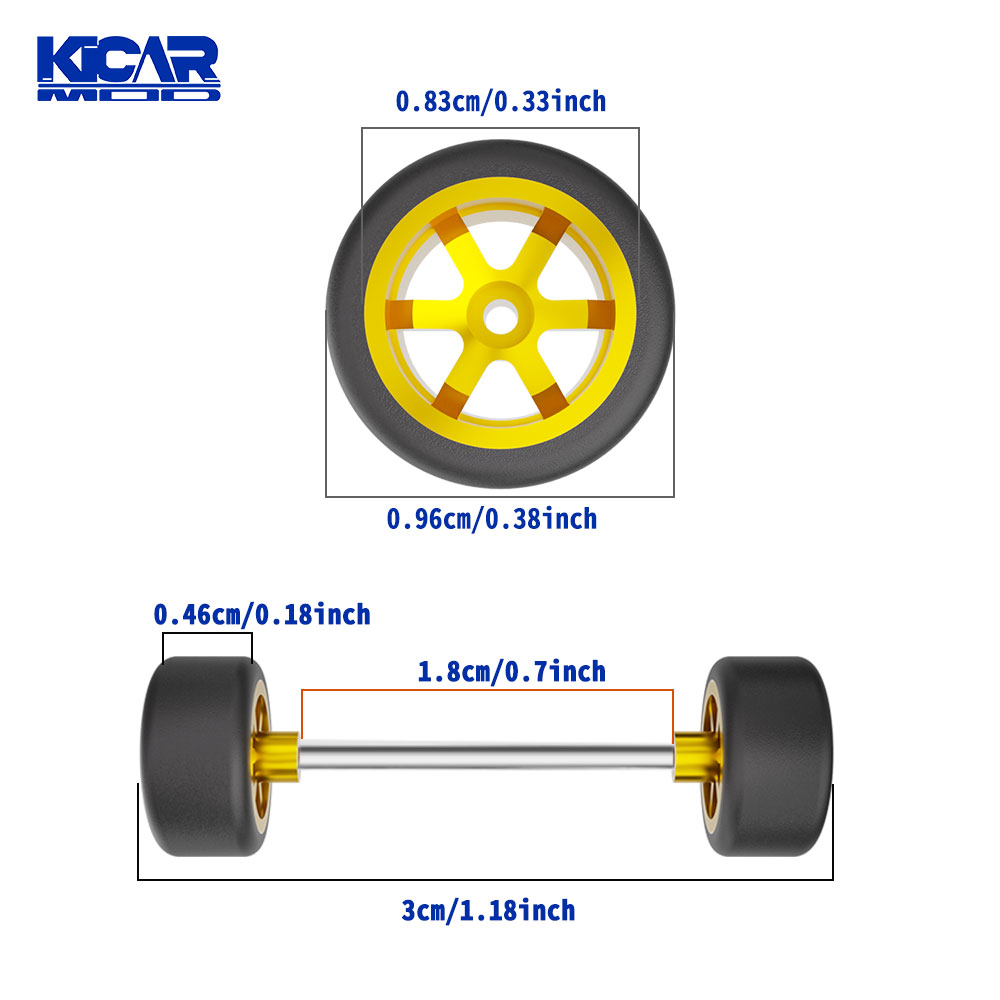 1/64 Model Detachable Wheels R - Model Kit Plastic recension och pris