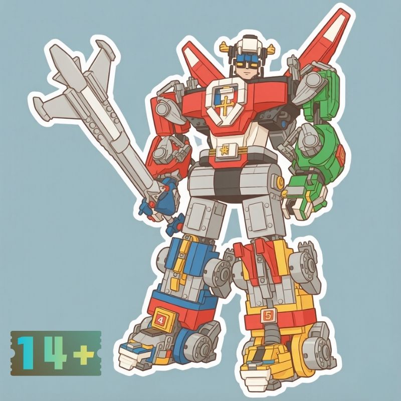 In Stock DIY Building Block Un - Model Kit Voltron recension och pris