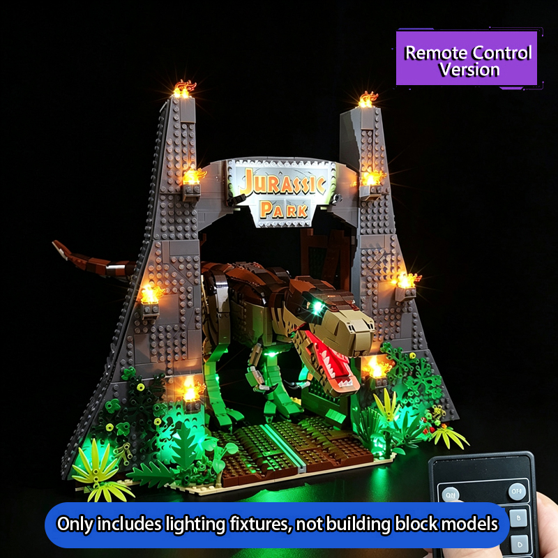 BRIXSPARK LED Lighting Kit For - Model Kit Jurassic Park recension och pris