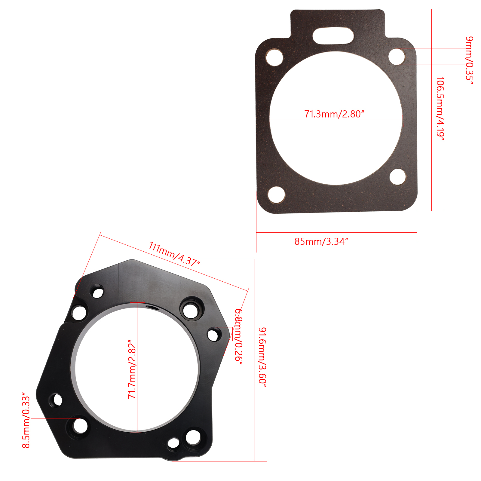 Performance 72mm RBC To PRB Th - Model Kit V8 recension och pris