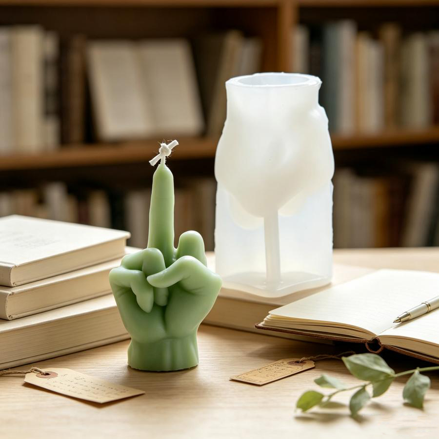 DIY Finger Gesture Silicone Ca - Model Kit Cement recension och pris