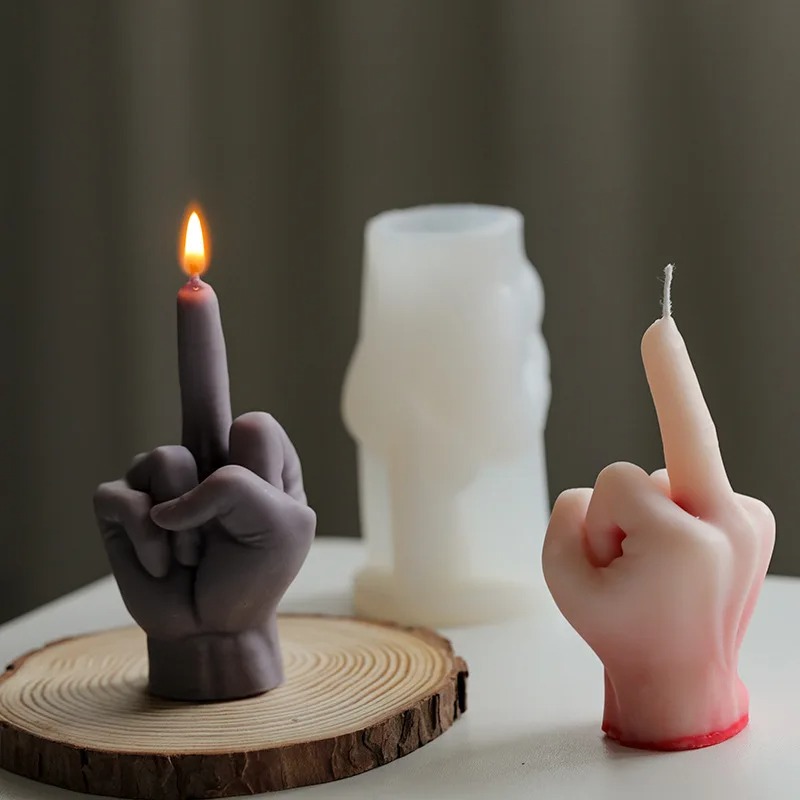 DIY Finger Gesture Silicone Ca - Model Kit Cement recension och pris