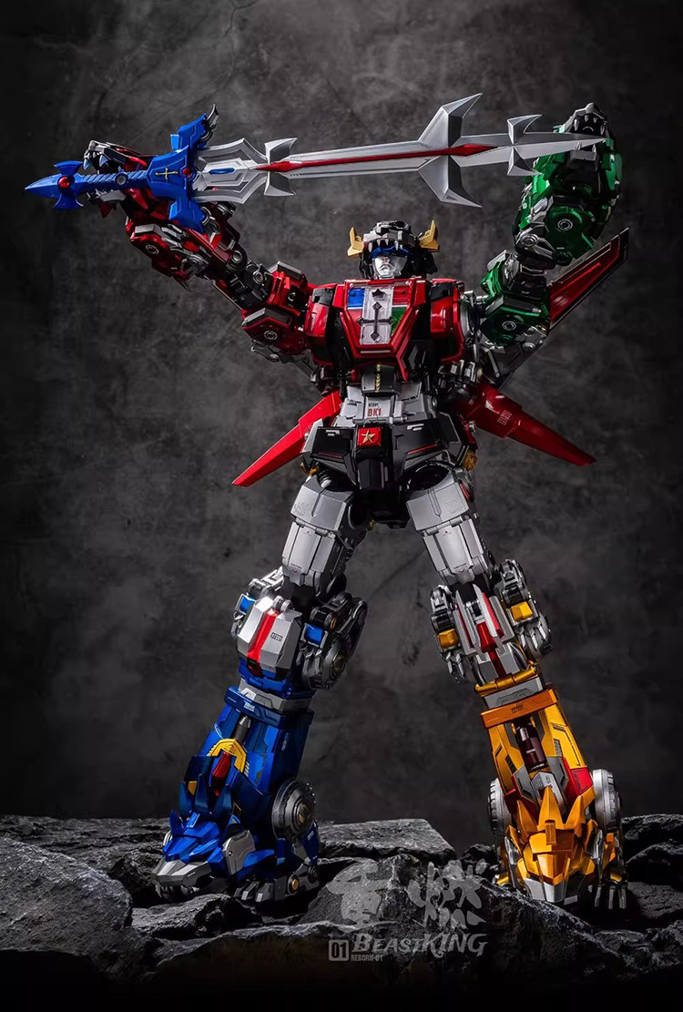 In Stock REBORN 01 BEASTKING B - Model Kit Megazord recension och pris
