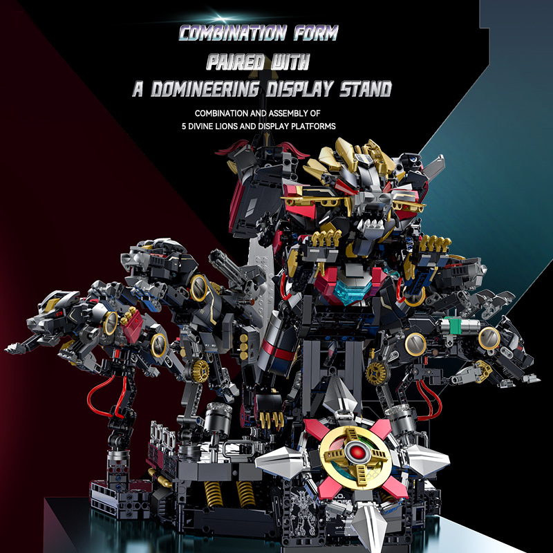 IN STOCK 80507 MOC Idea Techni - Model Kit Voltron recension och pris
