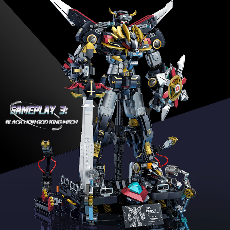 IN STOCK 80507 MOC Idea Techni - Model Kit Voltron recension och pris