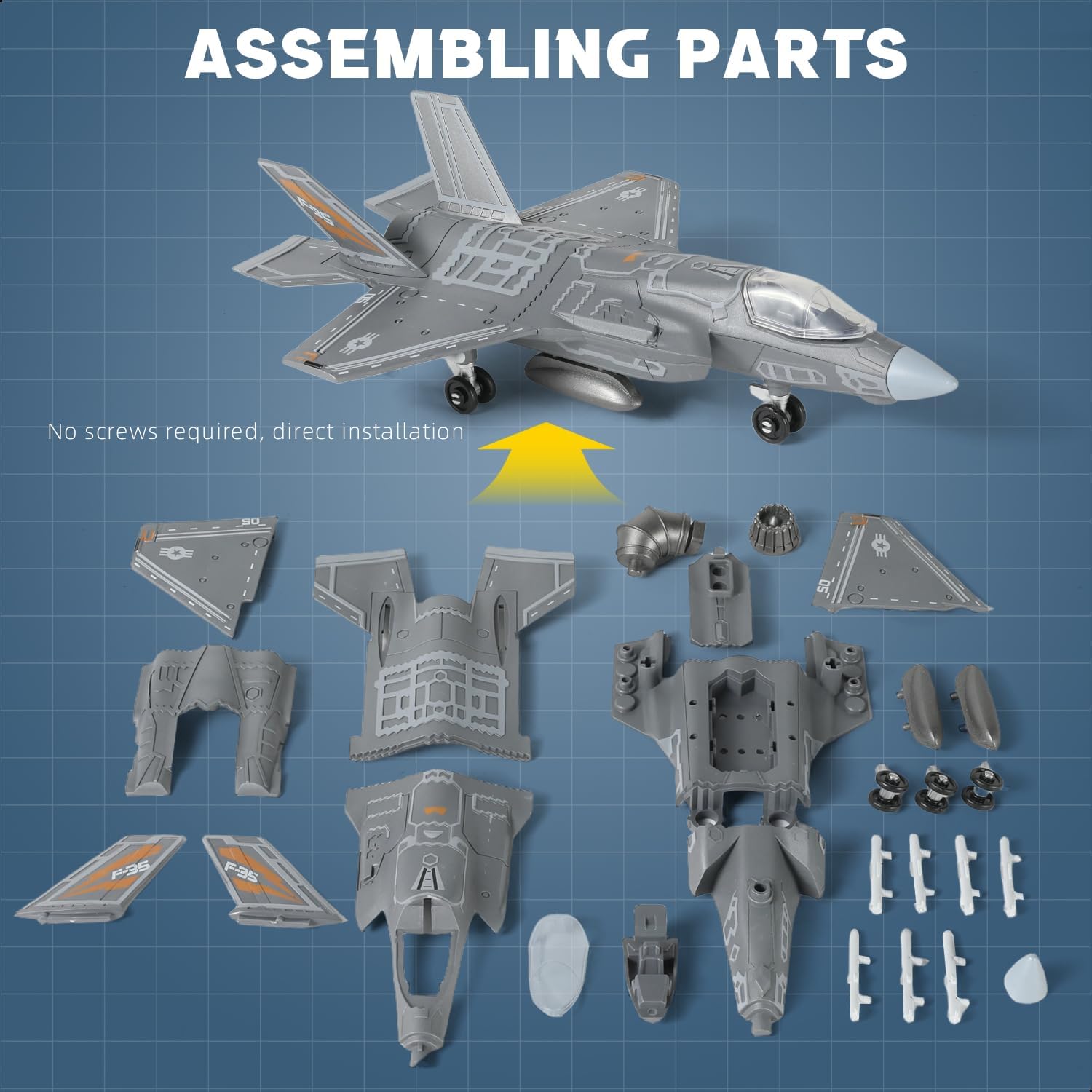 1:72 Scale F-35 Fighter Jet Qu - Model Kit Ixchel recension och pris