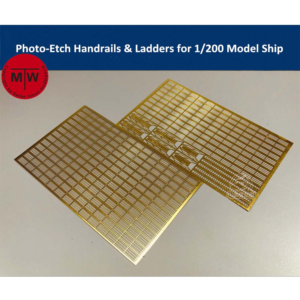 Photo-Etched PE Handrail & Lad - Photo Etch Brass recension och pris
