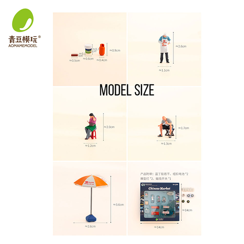 1/64 Night market s Model Kit- - Model Kit Ixchel recension och pris