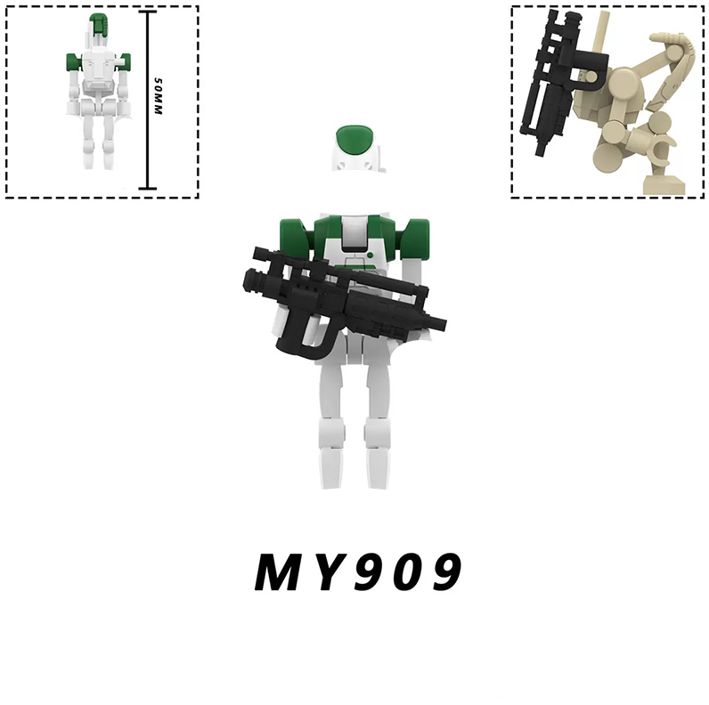 MY901-MY910 Building Blocks Wa - Model Kit Action Figure recension och pris