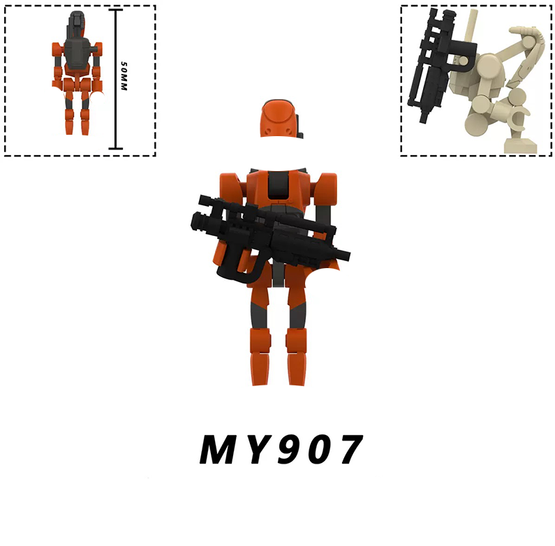 MY901-MY910 Building Blocks Wa - Model Kit Action Figure recension och pris