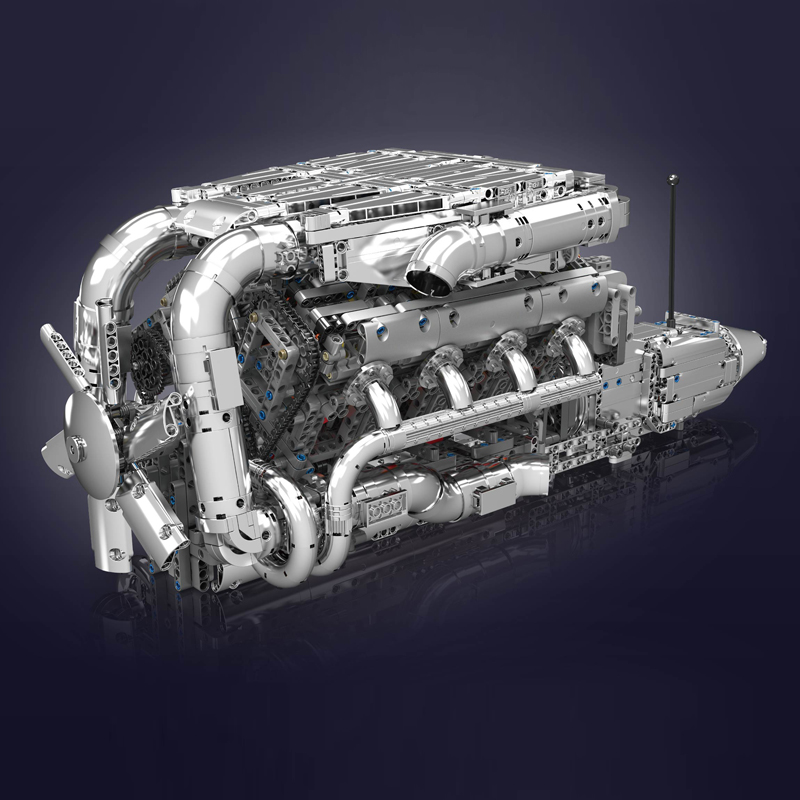 Mould King 10168 V8 Twin Turbo - Model Kit V8 recension och pris