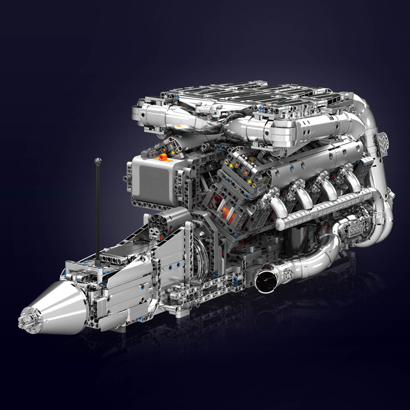 Mould King 10168 V8 Twin Turbo - Model Kit V8 recension och pris