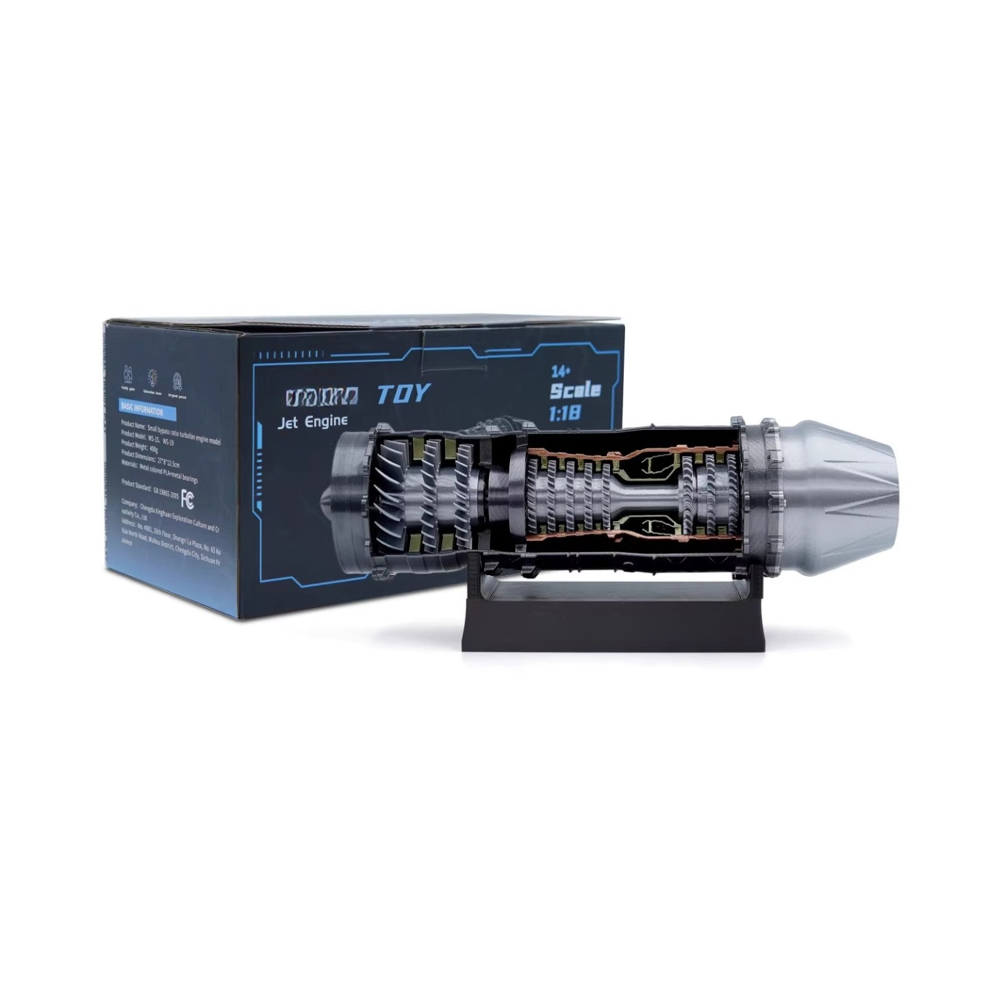 J20 Fighter Jet Engine Model D - Model Kit Jet Engine recension och pris