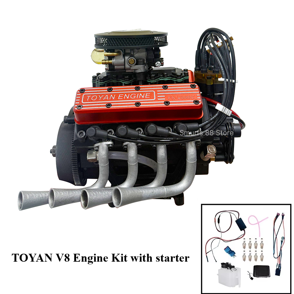 TOYAN V8 Metal Engine Model DI - Model Kit V8 recension och pris